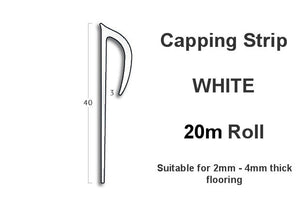 Capping Strip (20m Roll) WHITE Basic