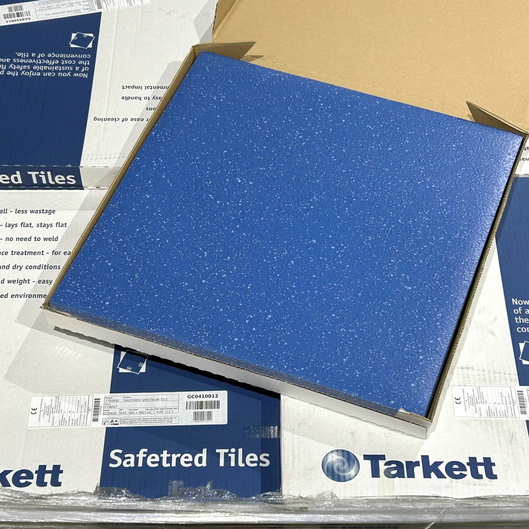 Tarkett Safetred Tiles (50cm x 50cm) Cobalt Blue